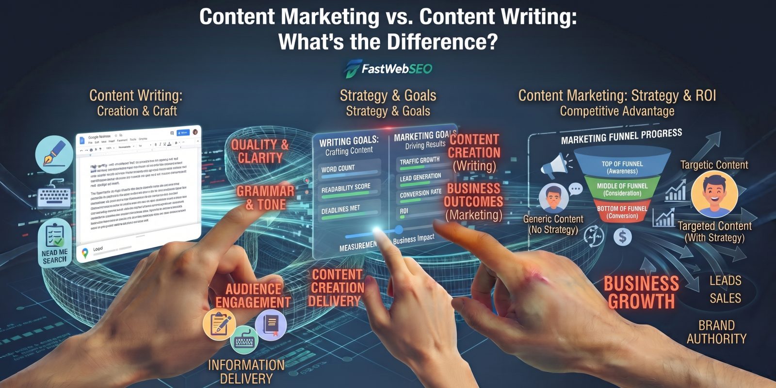 Content Marketing vs. Content Writing: What’s the Difference?